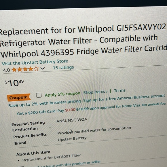 Refrigerator water filter - Picture 10 of 10